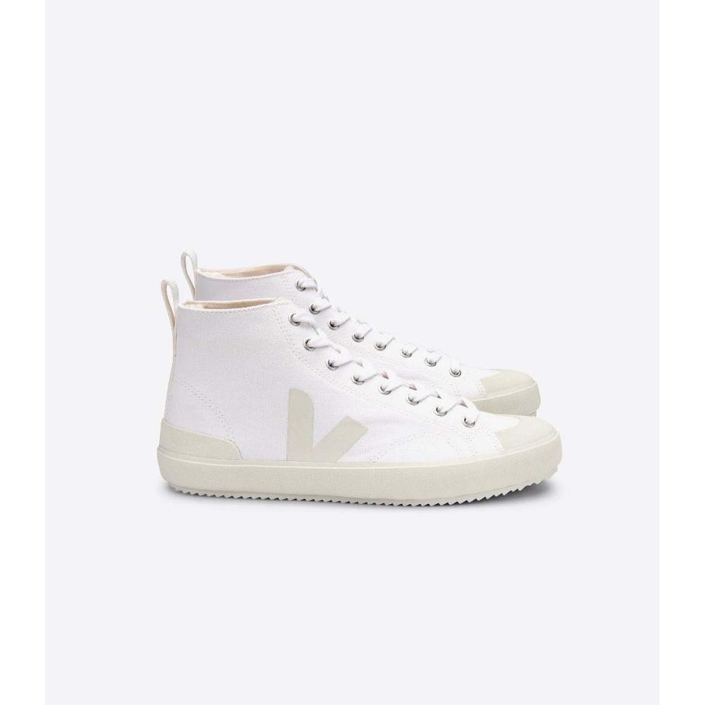 Men\'s Veja NOVA HIGH TOP CANVAS PIERRE High Tops White | ZA 103FDN